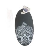 Wholesale - BLACK STORM OVAL KNEE YOGA MAT C/P 18, UPC: 193242190490